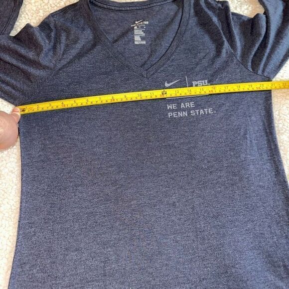 Nike Women’s Blue White Penn State Long Sleeve Shirt Size Large - Picture 7 of 10